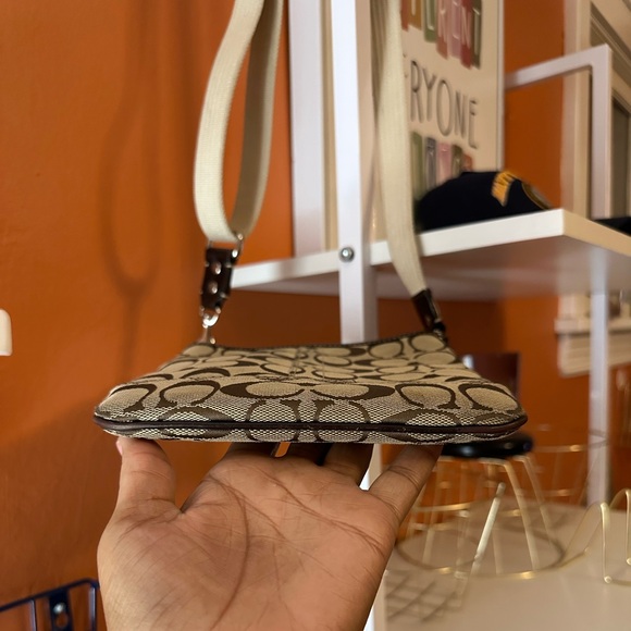 COACH Monogram Canvas Crossbody Bag - Picture 12 of 13